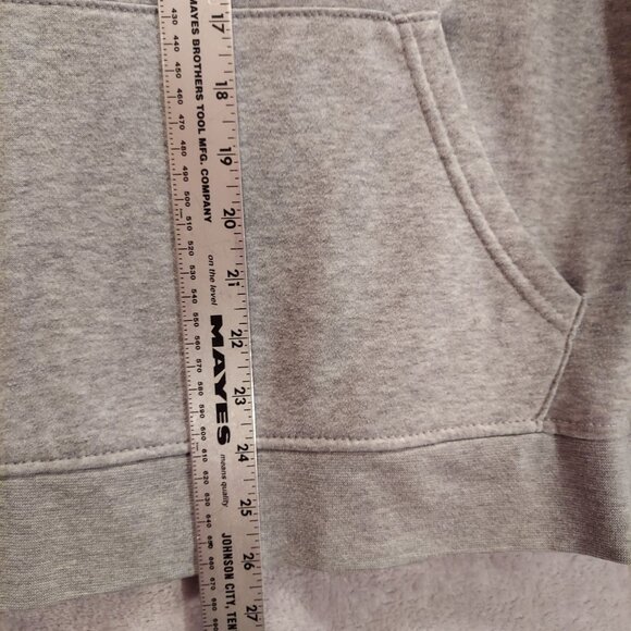 Hoodie womens M good vibrations colorful retro upbeat happy face sun boho hippie - Picture 7 of 16